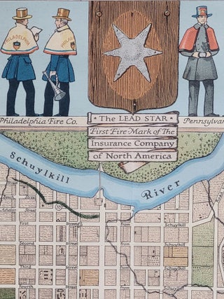 Item #1013 A Map of the City of Philadelphia, Showing the Location of the Volunteer Fire...