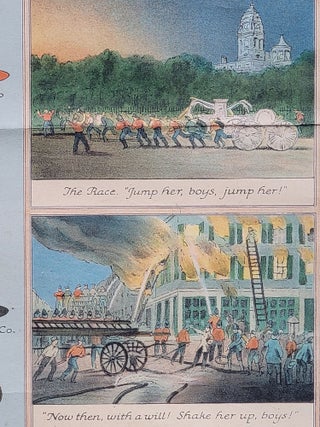 A Map of the City of Philadelphia, Showing the Location of the Volunteer Fire Companies, with PIctures of Some of their Engines and Equipment, Prior to, and Contemporaneous with, the Founding of The Insurance Company of North America, A.D. 1792