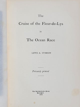 The Cruise of the Fleur-de-Lys in The Ocean Race