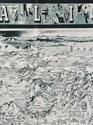 California Official Tourist Picture Map