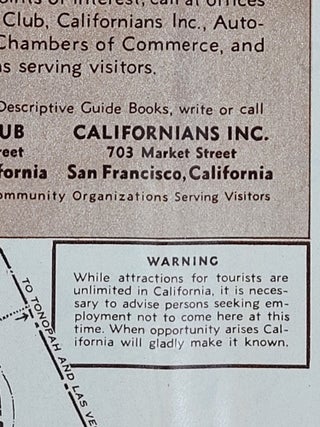 California Official Tourist Picture Map