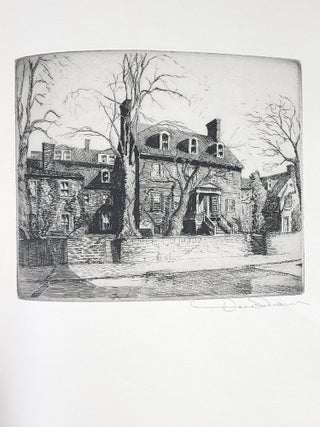 Colonial and Historic Homes of Maryland, One Hundred Original Etchings