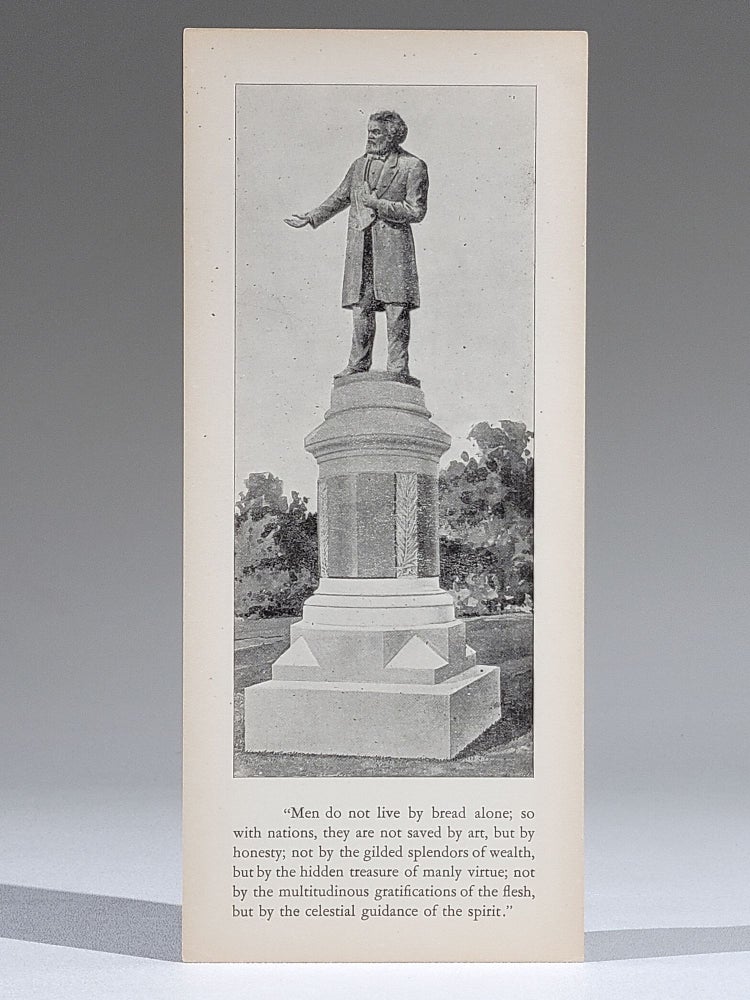 Item #1065 Souvenir of the Unveiling of the Rochester, New York Monument to Frederick Douglass. Frederick Douglass, c.