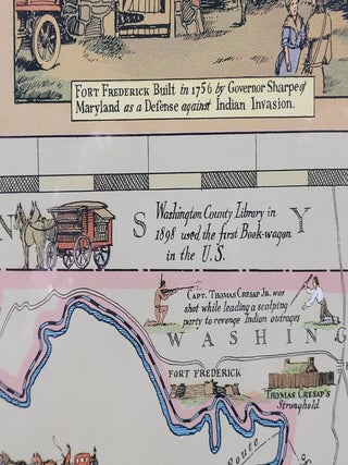 An Historical and Literary Map of the Old Line State of Maryland, Showing Forth Diverse Curious and Notable Facts Relating to Scenes, Incidents and Persons Worthy to be Recalled on the State's Three Hundredth Anniversary