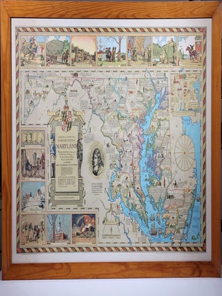An Historical and Literary Map of the Old Line State of Maryland, Showing Forth Diverse Curious and Notable Facts Relating to Scenes, Incidents and Persons Worthy to be Recalled on the State's Three Hundredth Anniversary