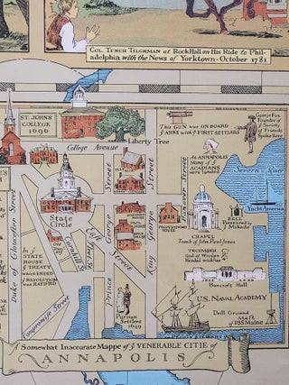 An Historical and Literary Map of the Old Line State of Maryland, Showing Forth Diverse Curious and Notable Facts Relating to Scenes, Incidents and Persons Worthy to be Recalled on the State's Three Hundredth Anniversary