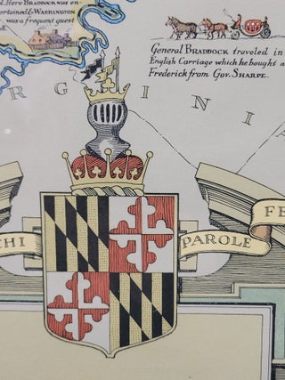 An Historical and Literary Map of the Old Line State of Maryland, Showing Forth Diverse Curious and Notable Facts Relating to Scenes, Incidents and Persons Worthy to be Recalled on the State's Three Hundredth Anniversary