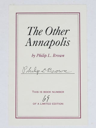 The Other Annapolis 1900-1950