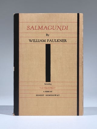 Item #1081 Salmagundi and a Poem by Ernest M. Hemingway. William Faulkner, Ernest Hemingway
