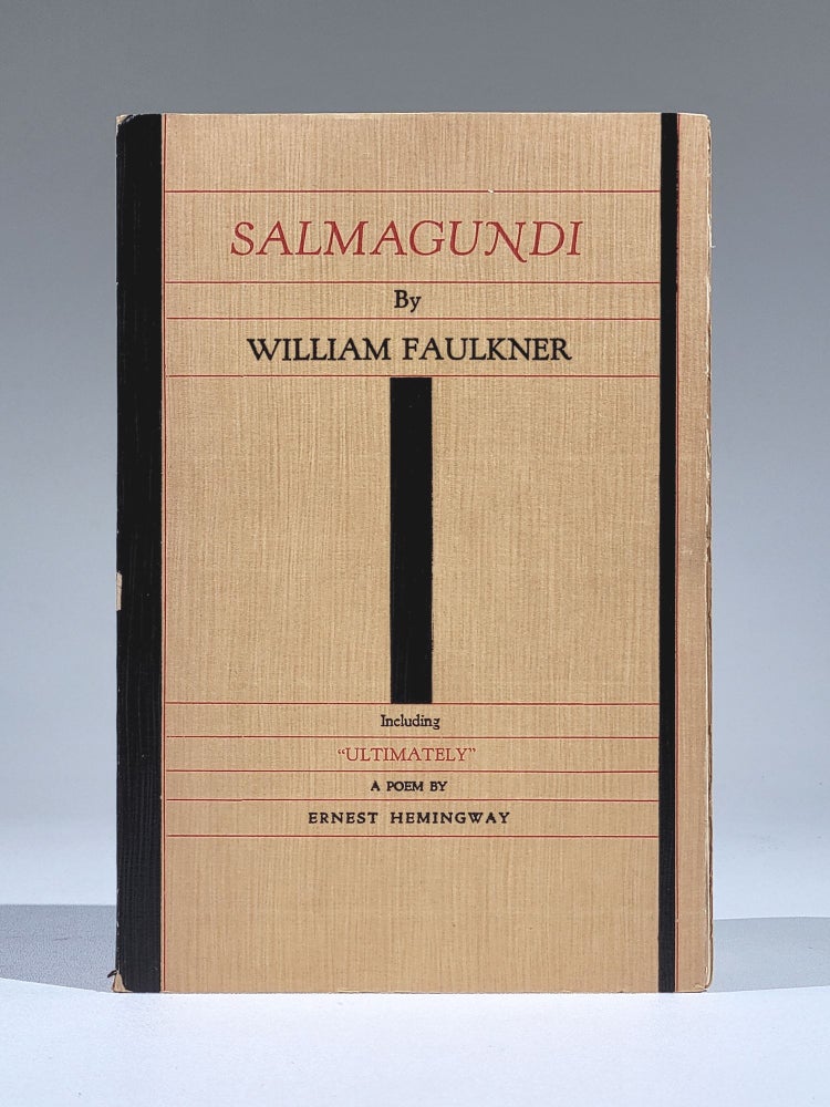 Item #1081 Salmagundi and a Poem by Ernest M. Hemingway. William Faulkner, Ernest Hemingway.