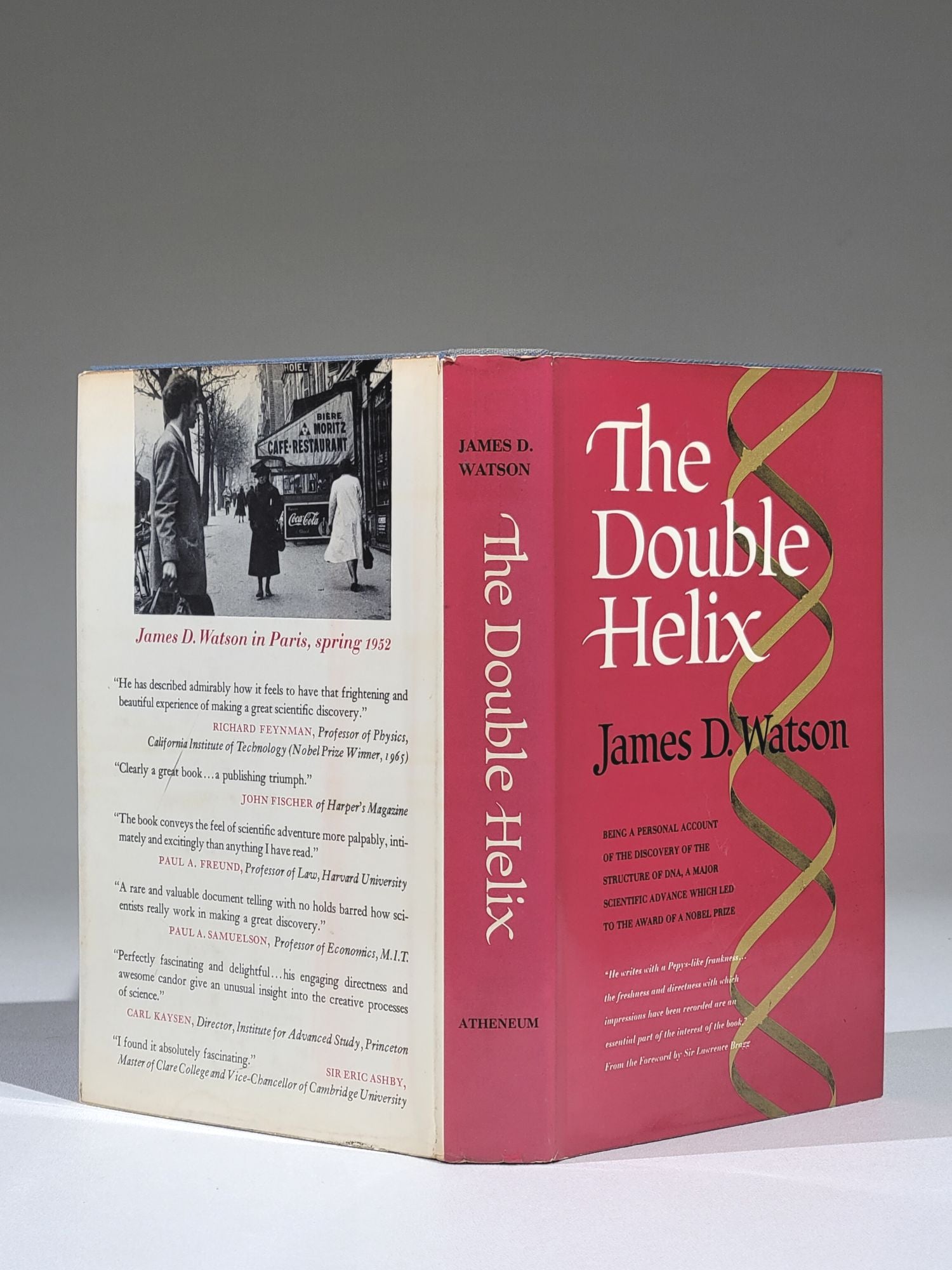 The Double Helix: A Personal Account of the Discovery of the Structure of  DNA by James Watson, b.1928, ewey on Back Creek Books