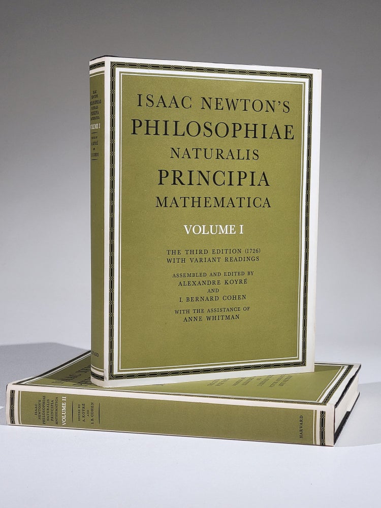 Item #1114 Philosophiae Naturalis Principia Mathematica. Isaac Newton, Alexandre Koyré, I. Bernard Cohen.