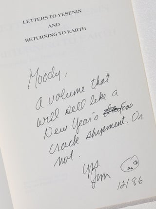 Letters to Yesenin (and) Returning to Earth (Signed)