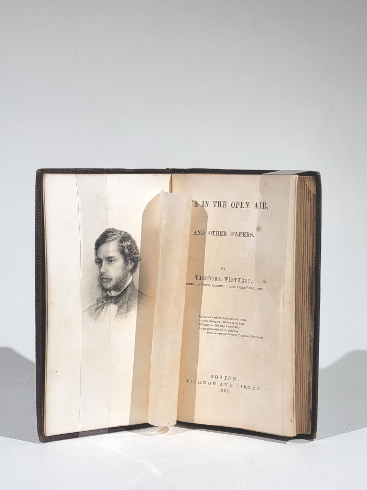 Item #1121 Life in the Open Air, and Other Papers. Theodore Winthrop.