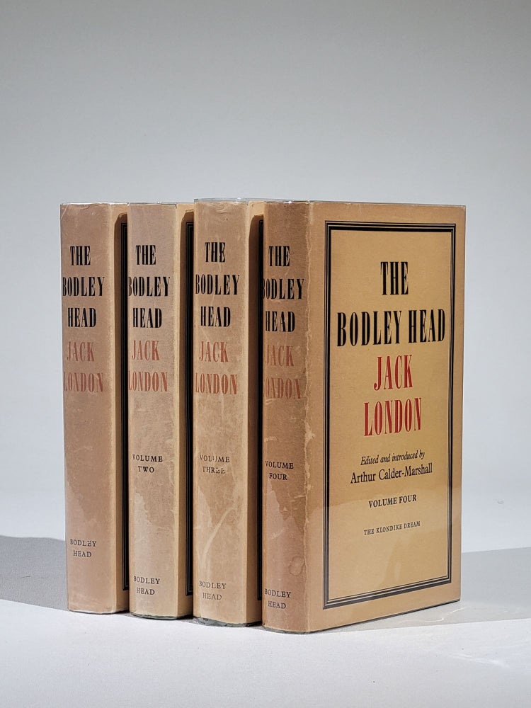 Item #1123 The Bodley Head Jack London (complete in four volumes). Jack London, Arthur Calder-Marshall.