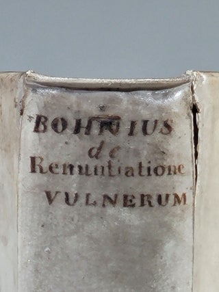 De Renunciatione Vulnerum, seu Vulnerum Lethalium Examen. Exponens horum Formalitatem & Causas, tam in specie ac per singulas Corporis partes