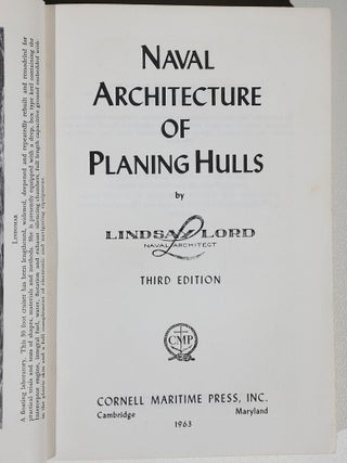 Naval Architecture of Planing Hulls