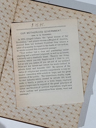 A Military Genius. Life of Anna Ella Carroll, of Maryland, ("The great unrecognized member of Lincoln's Cabinet,") Compiled from Family Records and Congressional Documents