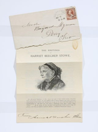 Uncle Tom's Cabin; Or, Life Among the Lowly (Signed notice laid in)