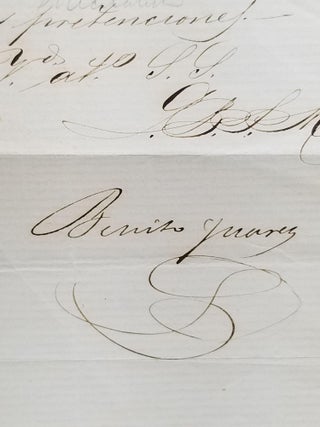 Signed Letter to Edgar Conkling of Cincinnati, Dated February 26, 1861, Mexico City