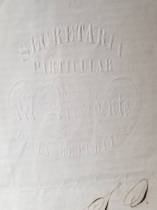 Signed Letter to Edgar Conkling of Cincinnati, Dated February 26, 1861, Mexico City