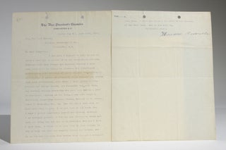 Item #11647 June 10, 1901 Typed Letter, Signed as Vice-President, to Col. William Cary Sanger...