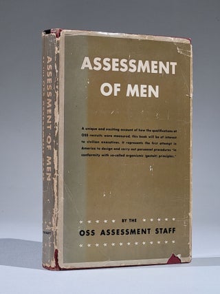 Item #1164 Assessment of Men: Selection of Personnel for the Office of Strategic Services. OSS...