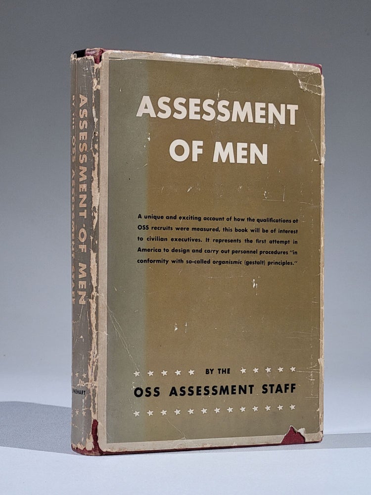 Item #1164 Assessment of Men: Selection of Personnel for the Office of Strategic Services. OSS Assessment Staff.