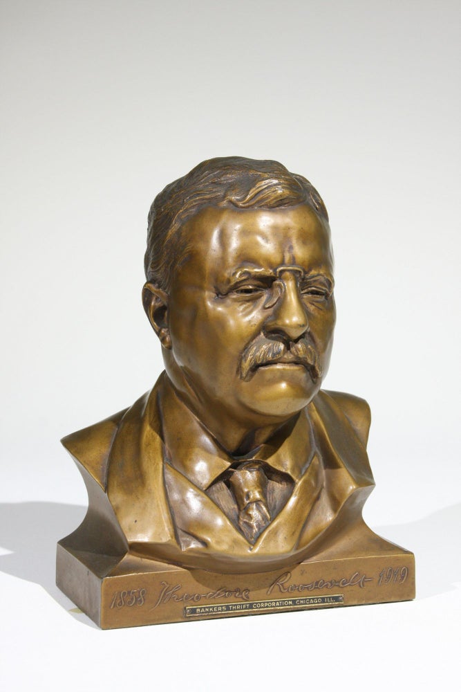 Item #11668 Bust of Theodore Roosevelt. Theodore Roosevelt.