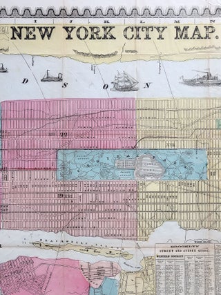 Item #1166 New York City Map. Humphrey Phelps