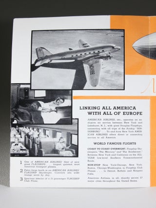 Now..Fly to Europe! Via Airship "Hindenburg" and American Airlines Inc.