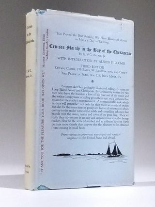 Item #11687 Cruises, Mainly in the Bay of the Chesapeake. Robert Barrie, George Barrie Jr, Alfred...