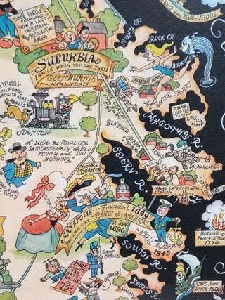 Ye Historical Map of Anne Arundel County...Founded in 1650
