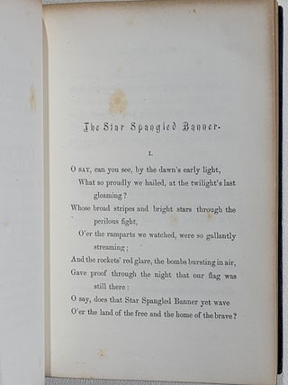 Poems of the Late Francis S. Key, Esq., Author of "The Star Spangled Banner"