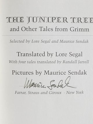 The Juniper Tree and Other Tales from Grimm