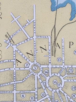 Map of Annapolis, Capital of the State of Maryland