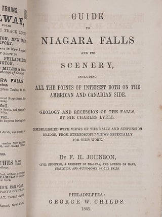 Guide to Niagara Falls and Its Scenery, Including all the Points of Interest Both on the American and Canadian Side