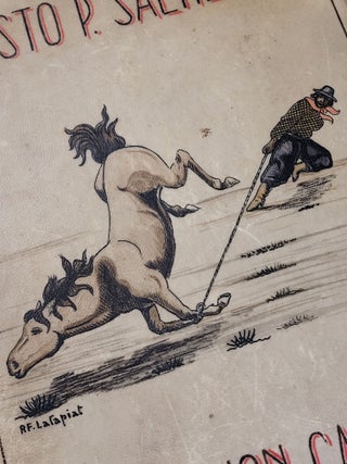 Item #1210 Equitación Gaucha en La Pampa y Mesopotamia. Justo P. Sáenz, h