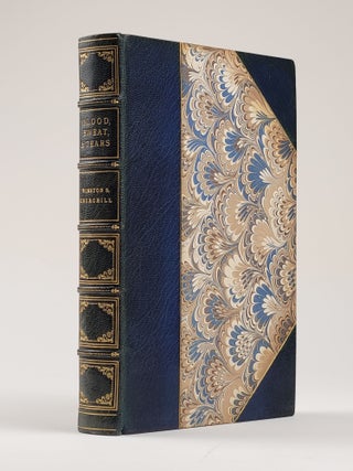 Item #1228 Blood, Sweat, and Tears. Winston . Churchill, M. P Randolph S. Churchill, pencer