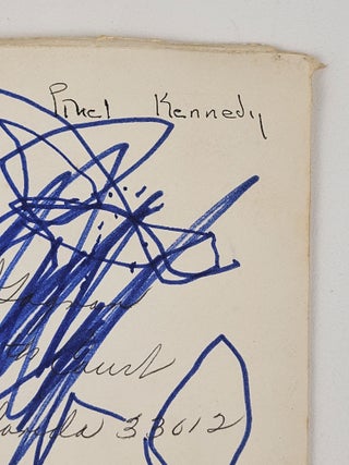 Typed Letter, Signed, on Presidential Campaign Letterhead Dated May 20, 1968, together with: 1) the original letter to which it replies, 2) a memorial card and thank you note in mailing envelope franked by Ethel Kennedy, and 3) the book "Assassination: Robert F. Kennedy 1925-1968," by the editors of UPI and Cowles