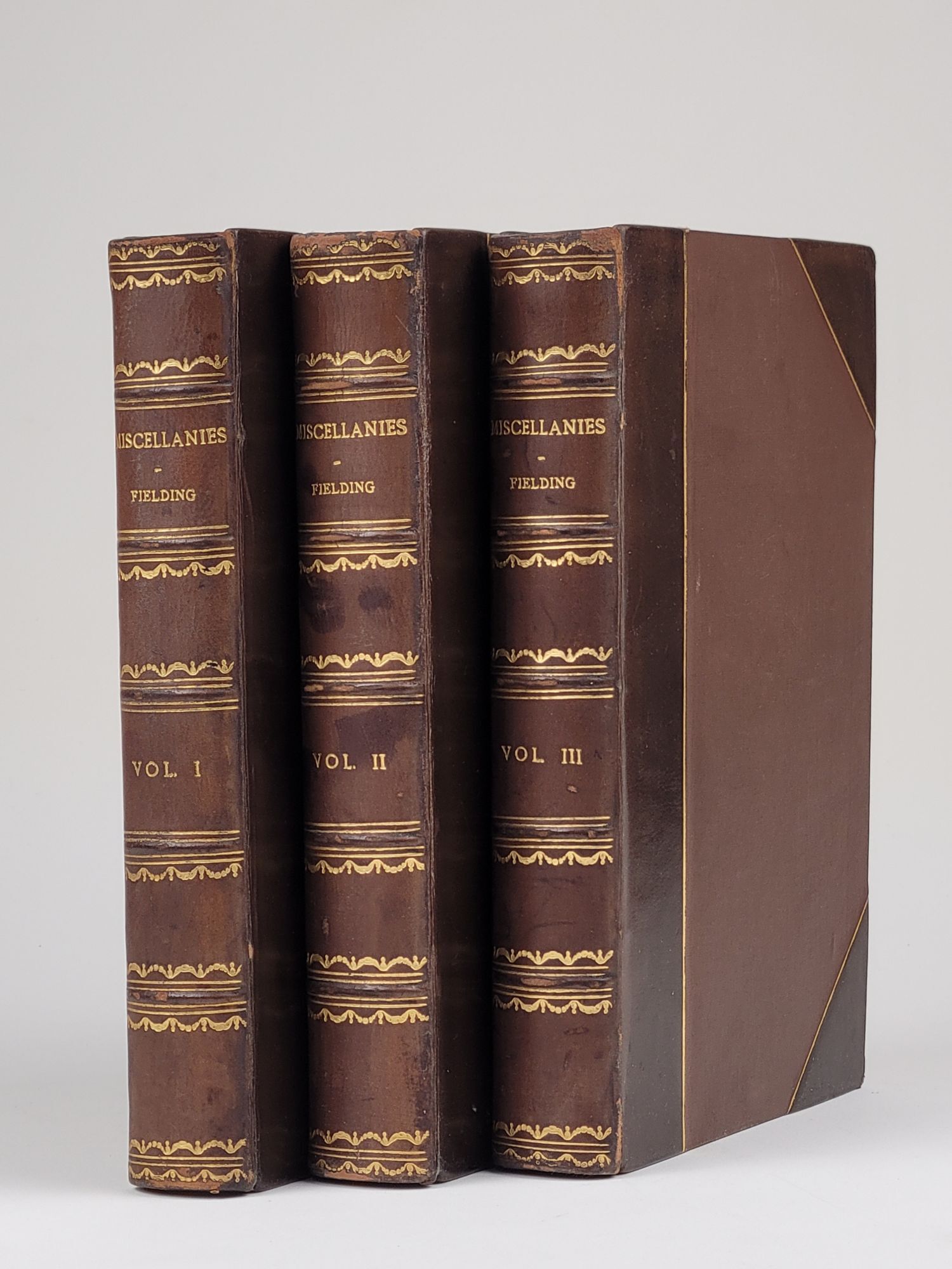 Miscellanies in 3 volumes | Henry Fielding | First edtion