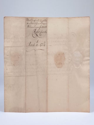 Manuscript Warrant, Signed, Requesting the Great Seal of the Province of Pennsylvania be Affixed to a Land Patent in Philadelphia