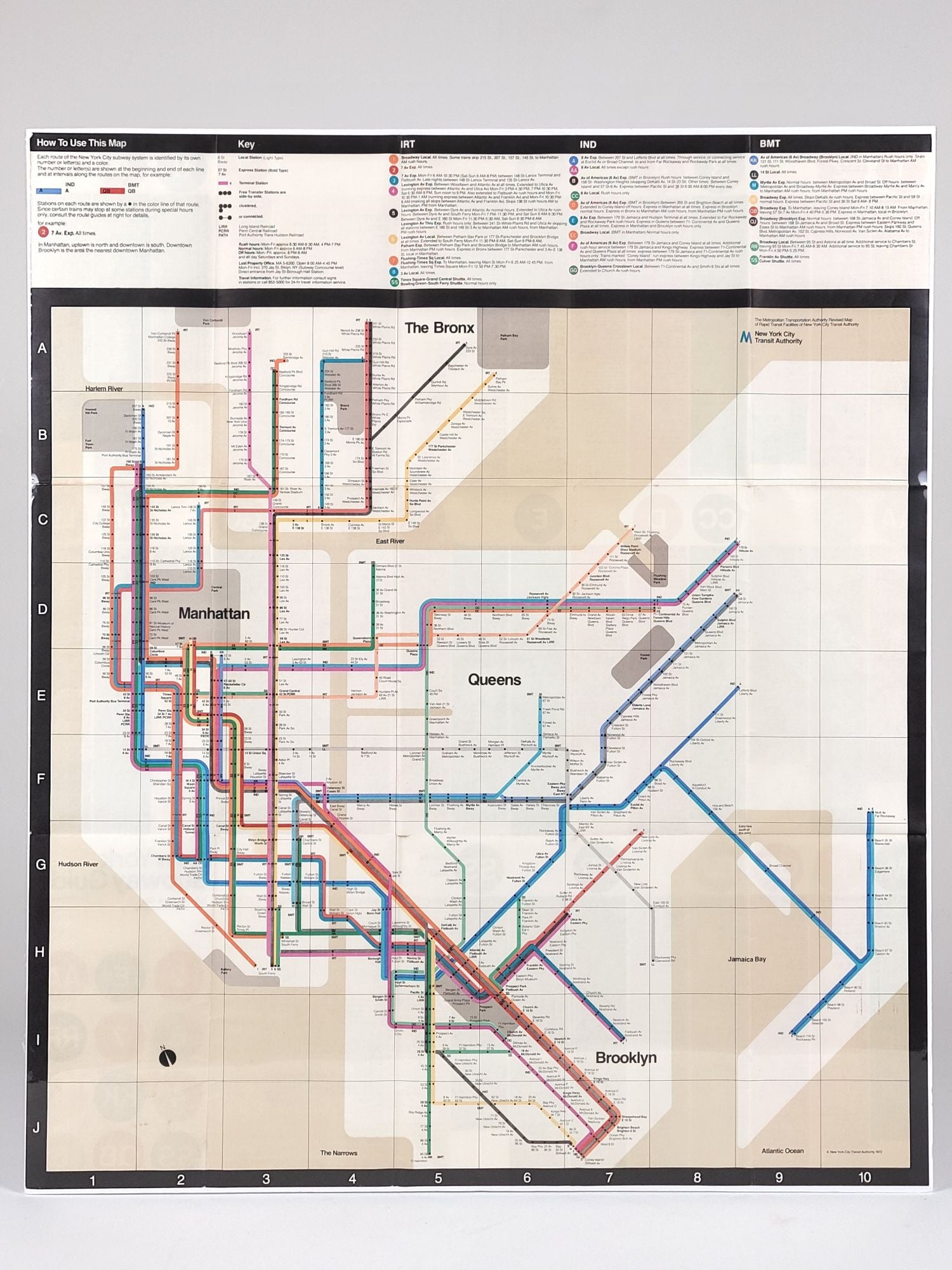 New York Subway Guide  Massimo Vignelli  First printing