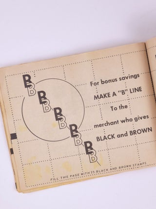 Black and Brown Stamp Album