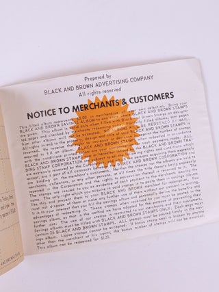Black and Brown Stamp Album