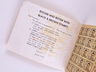 Black and Brown Stamp Album