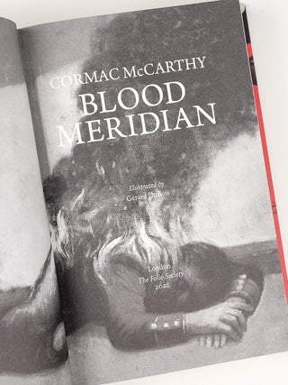 Item #1278 Blood Meridian. Cormac McCarthy, b.1933