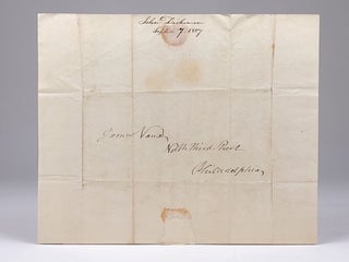 Holograph Letter to James Vaux, Regarding a Lease