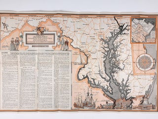 Map of Historic Baltimore, Showing Main Traffic Routes and Points of Interest