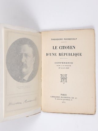 Le Citoyen d'une République: Conférence faite à la Sorbonne, 23 Avril 1910 (Citizenship in a Republic)